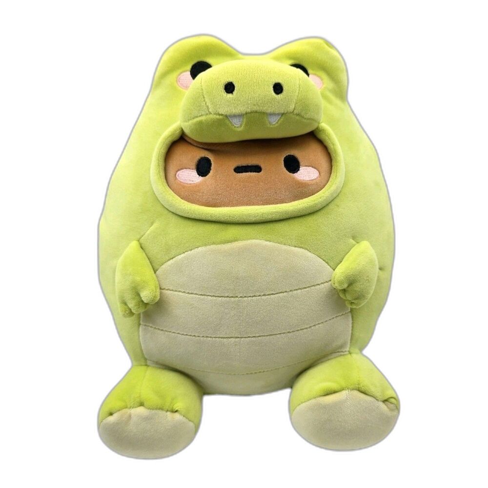 Smoko Croc Tayto Midi Mochi 10" Plush Stuffed Toy Green Potato Crocodile